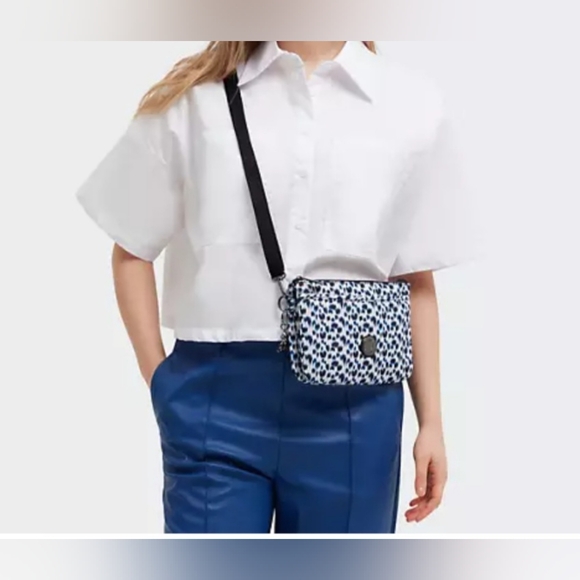 Kipling Bag Crossbody Small two slip compartments Leopard NEW - Picture 6 of 17